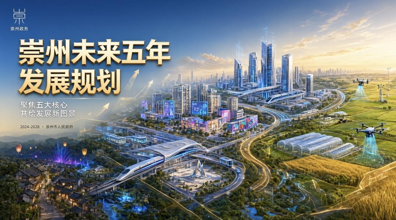 崇州“十五五”目标很明确：力争跻身全国百强县，2029年GDP突破750亿元，2