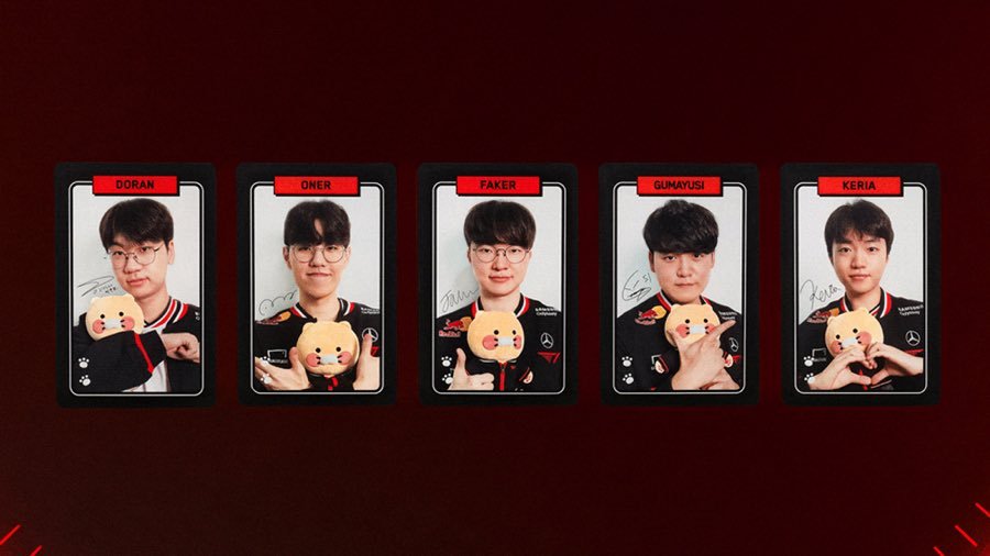 T1和春植（춘식이）ip合作出的小卡[送花花]好萌好萌2025lck英雄联盟 ​