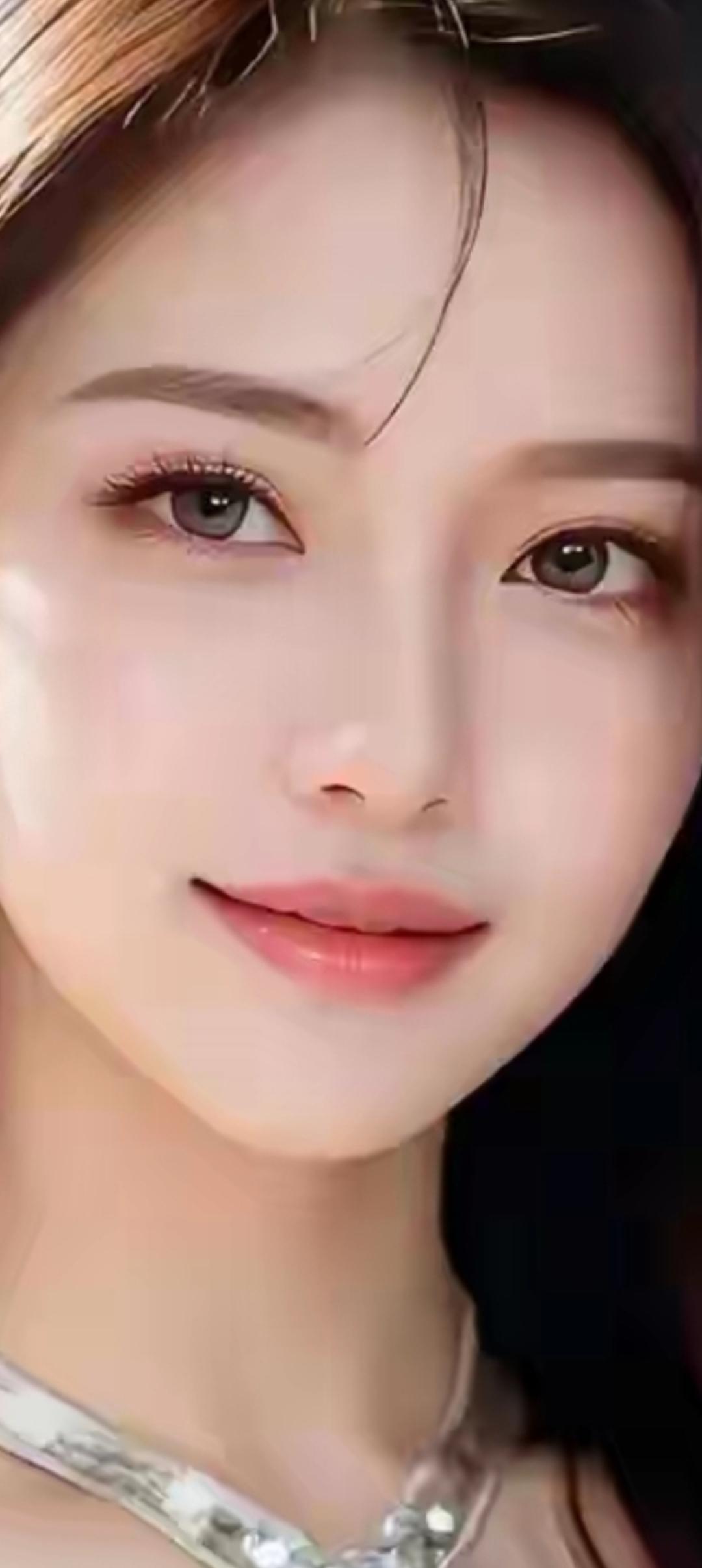 甜美笑容，温柔眼眸，元气满满的一天！😊✨