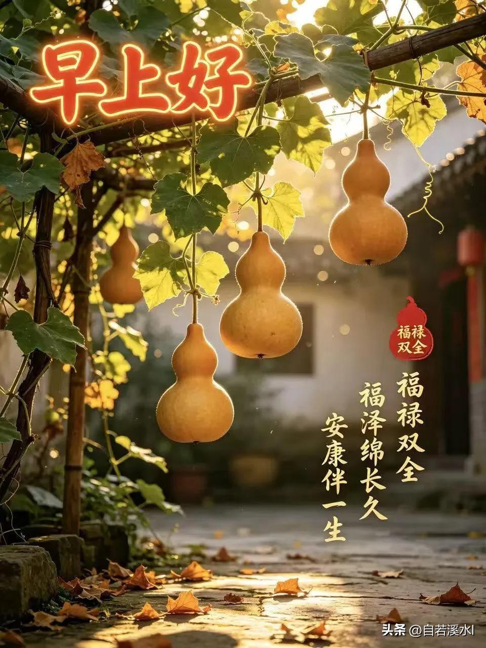 晨起向阳，心怀善良，好好生活，好运一路相伴，早安。