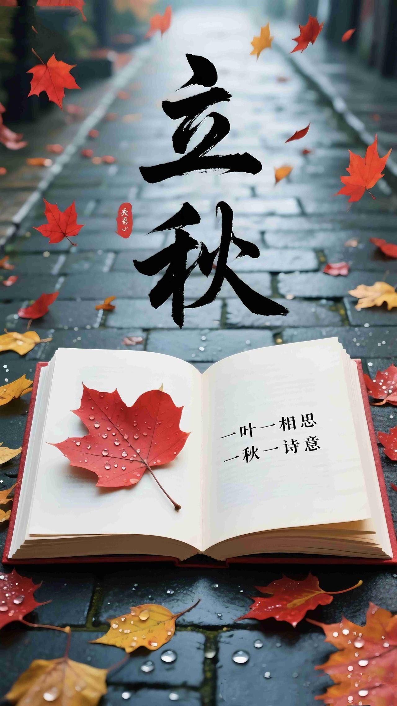 《立秋》

风悄悄拐了个弯
带走盛夏最后的燥热
梧桐落下第一片信笺
露水开始在清