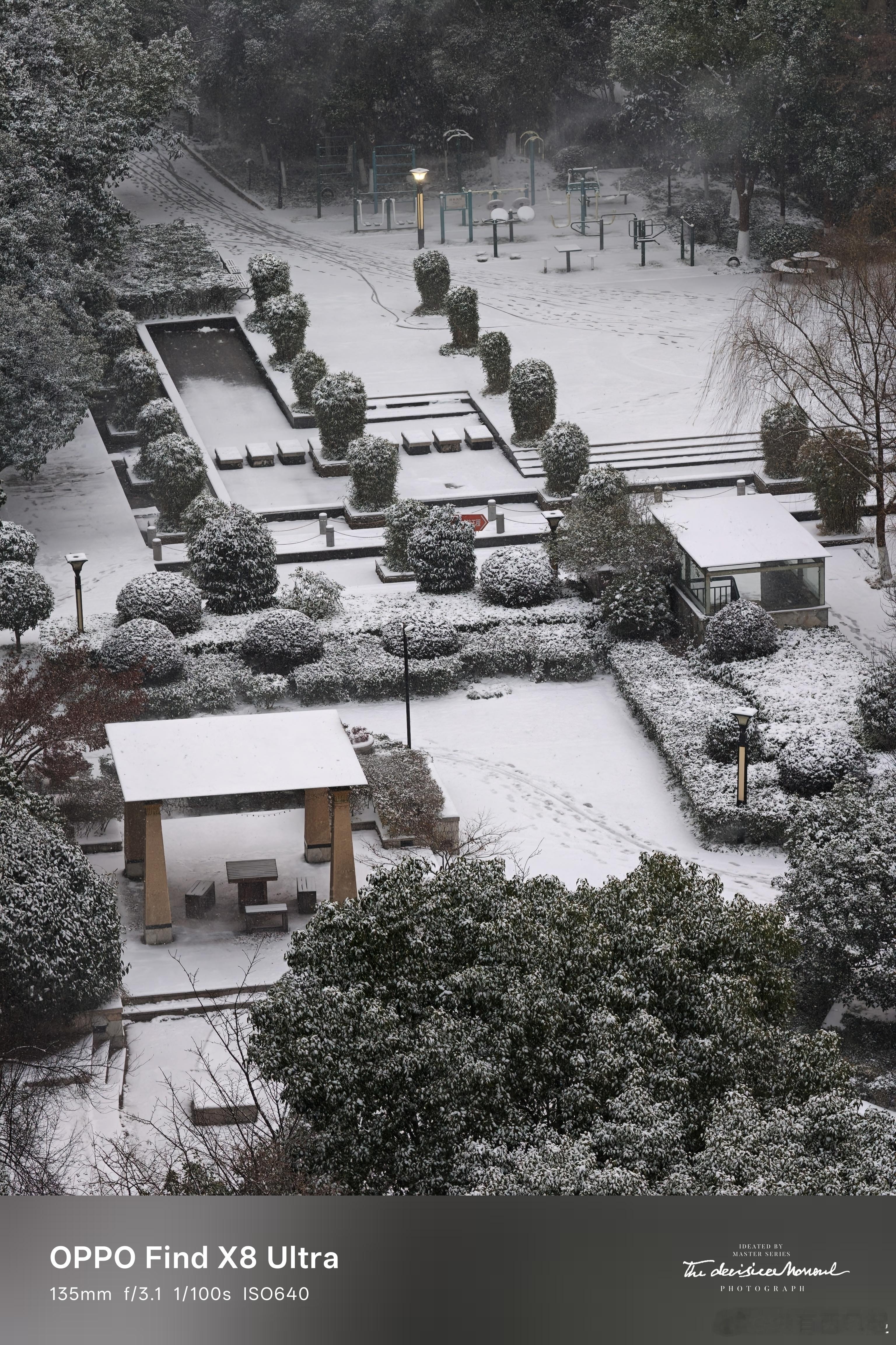 一觉醒来真的下雪了