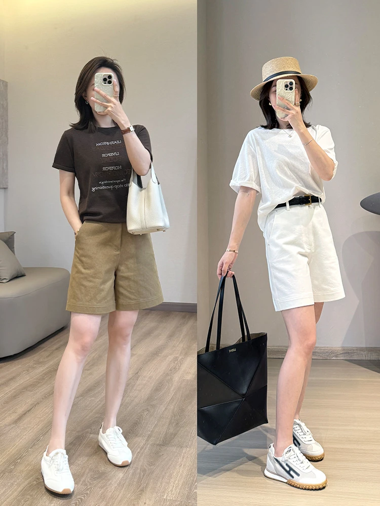 夏季万金油简约短裤 好版型显腿长！！