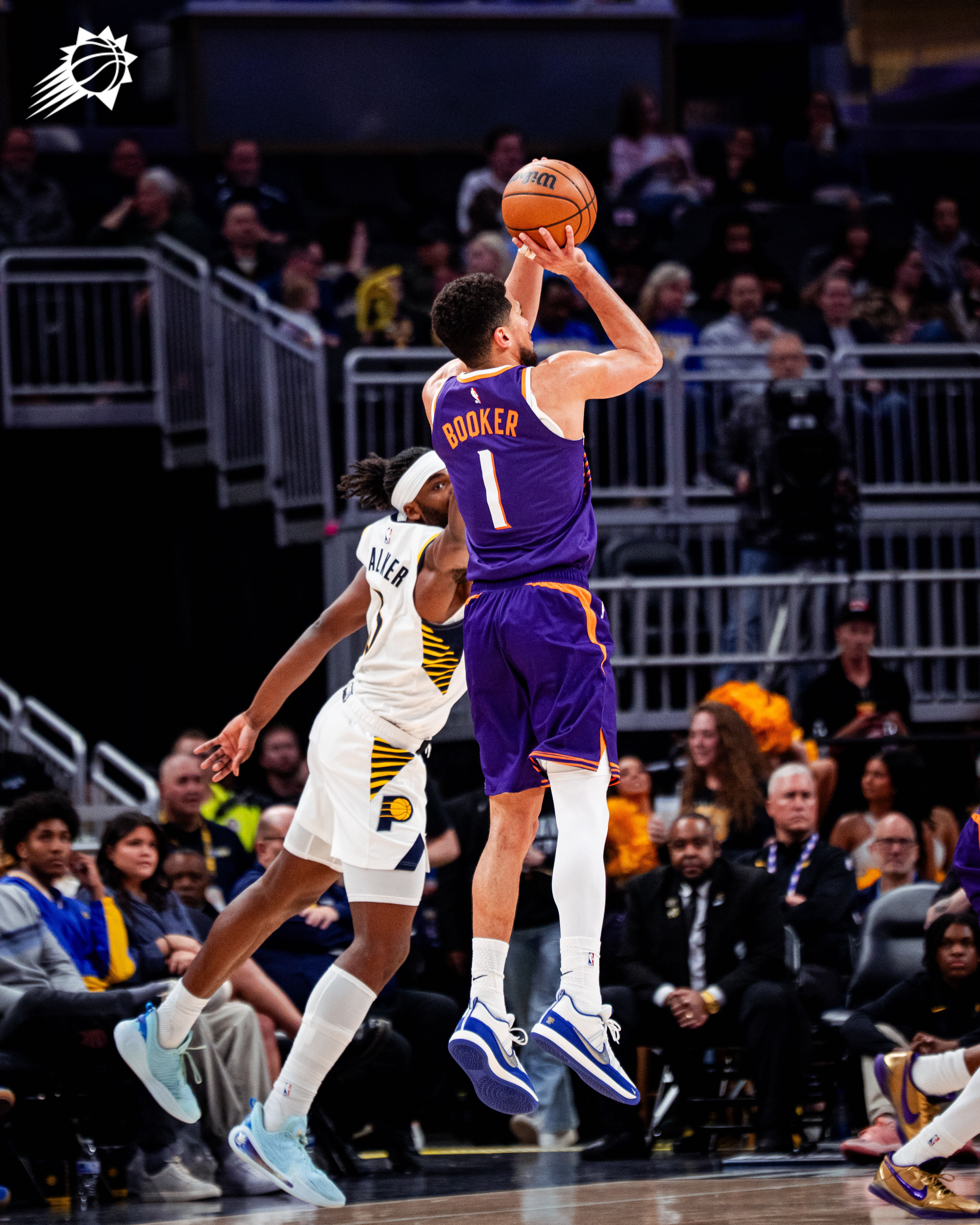 下半场回来，奥尼尔三分继续👌布克续上火力，随后再次命中三分🔥菲尼克斯太阳 ｜