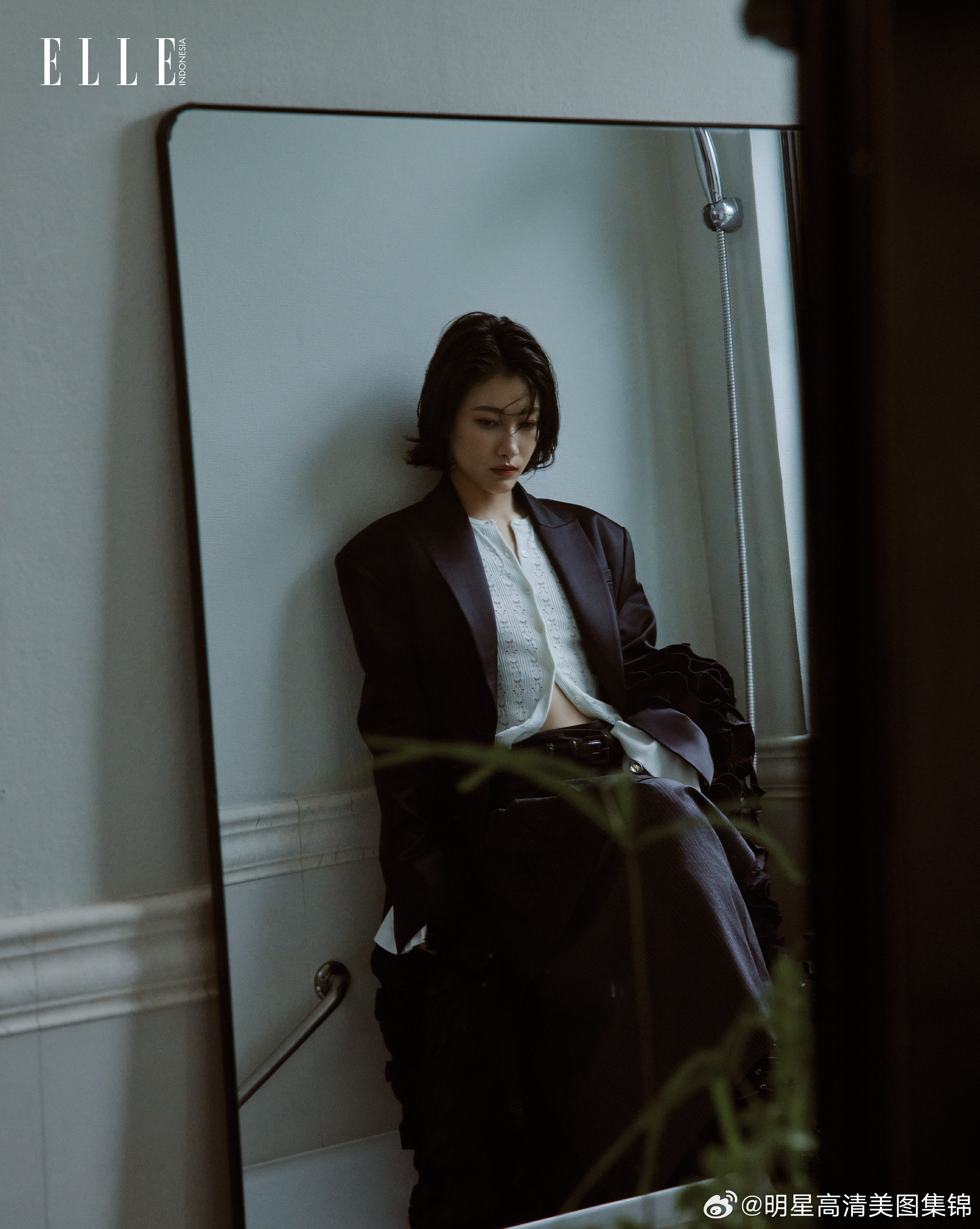 啜妮ELLE 啜妮成首位登封《ELLE》印度尼西亚版中国内地演员 以《第三场戏》