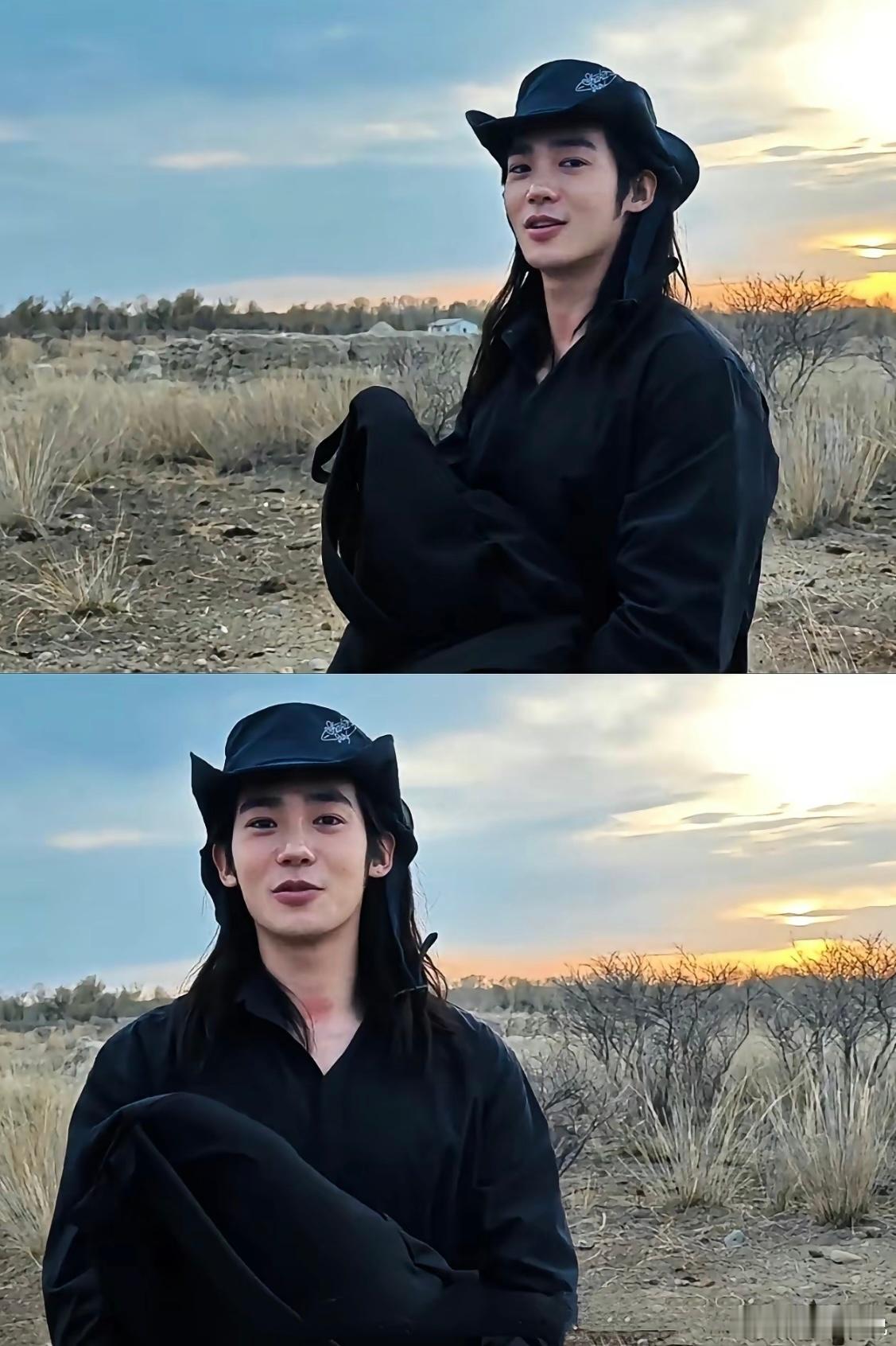 #于适最佳心动镜头#这小伙子和草原的适配度也太高了吧！狂野又柔情的草原汉子具像化