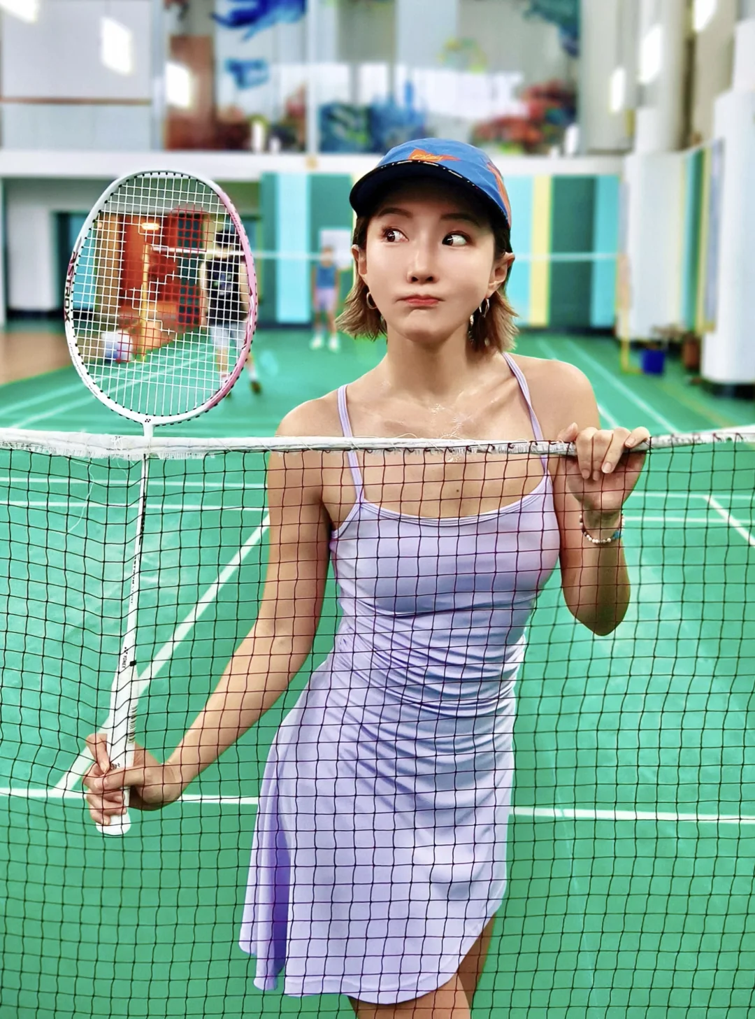 夏日暴汗局🏸小个子挖到本命轻量羽毛球拍