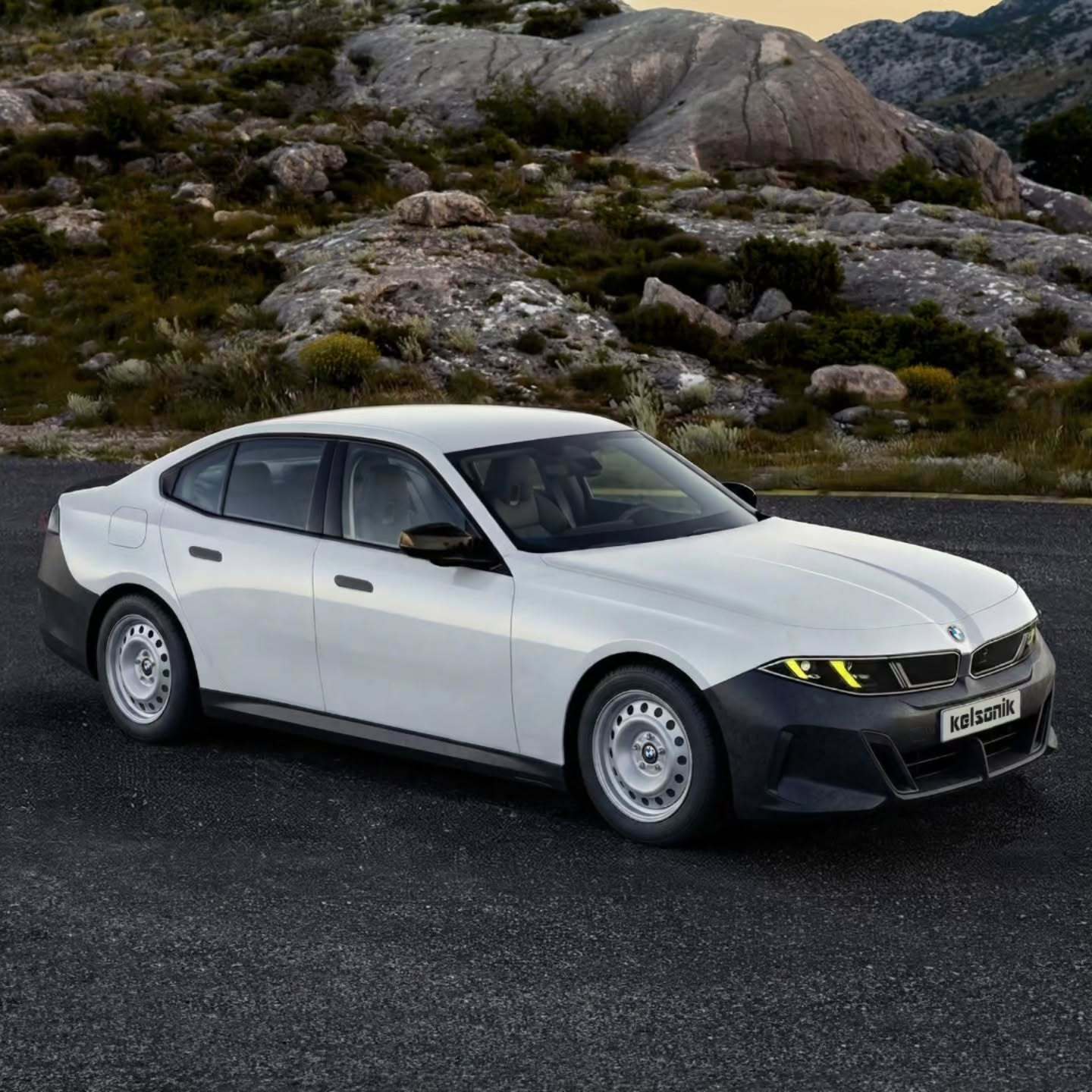 这样的拼色、铁圈、绒布超级丐版的BMW 3系给我来一打～宝马3系汽车 ​​​
