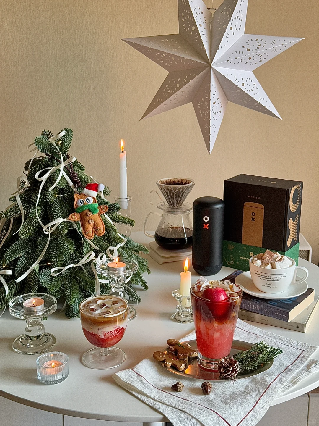 cʜʀɪsᴛᴍᴀs🎄｜圣诞季宅家 喝漂亮手冲咖啡☕️