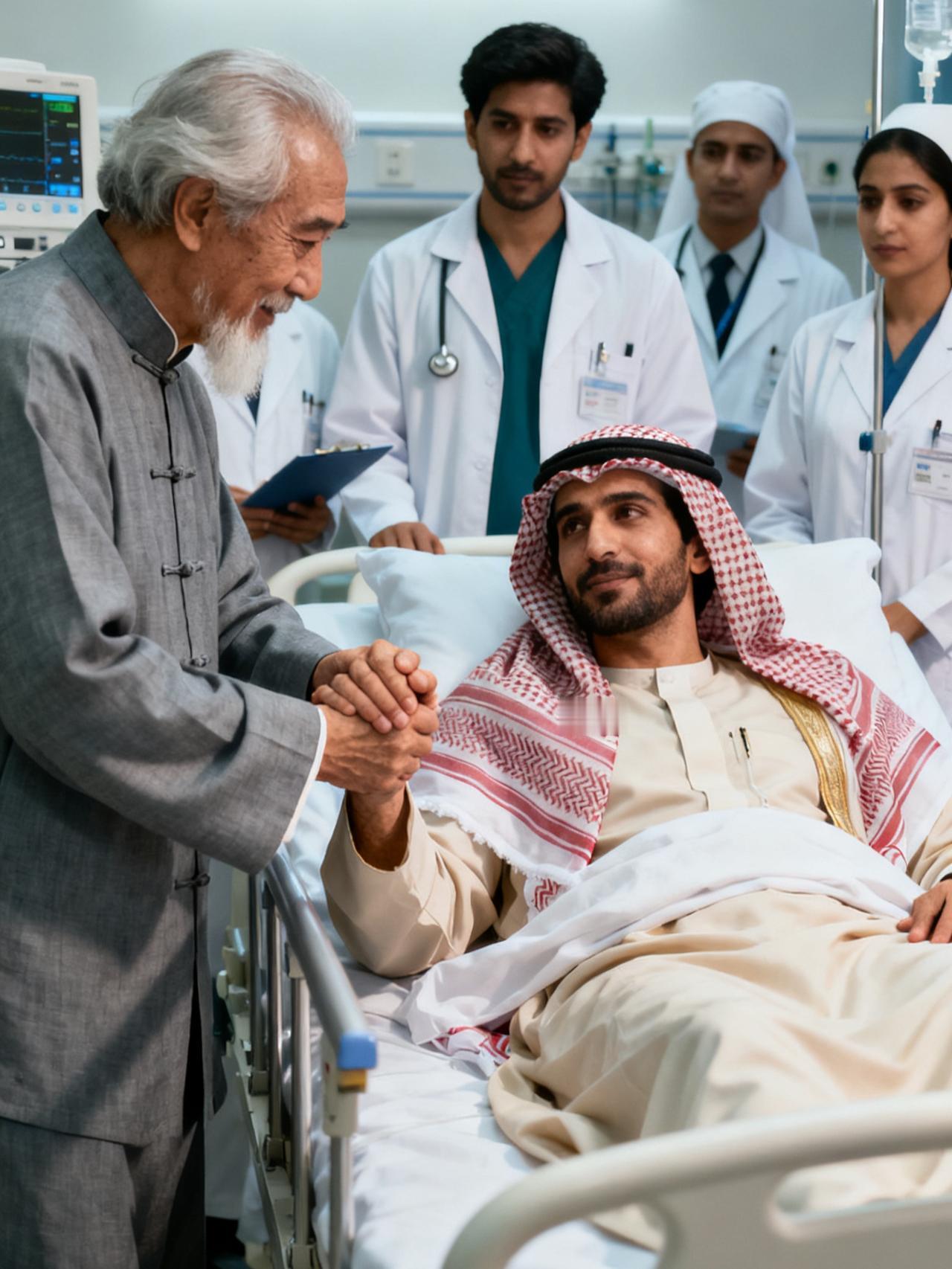 沙特王子重病急赴西安，老中医把脉3分钟不问病，反问：你这3年是不是没睡过一个整觉