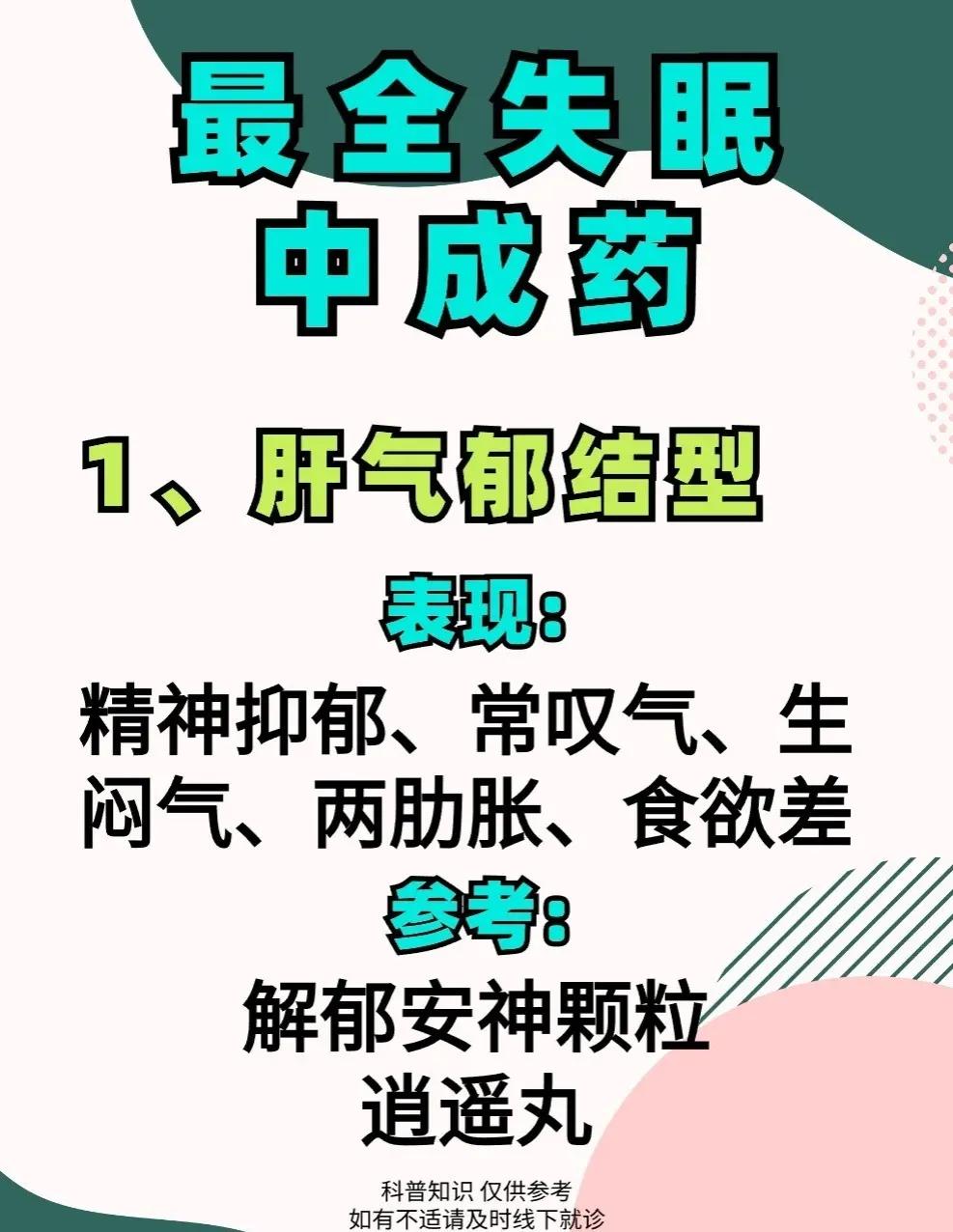 失眠困扰着无数人，让人夜不能寐。别担心，今天我为大家带来了最全失眠中成药的推荐，