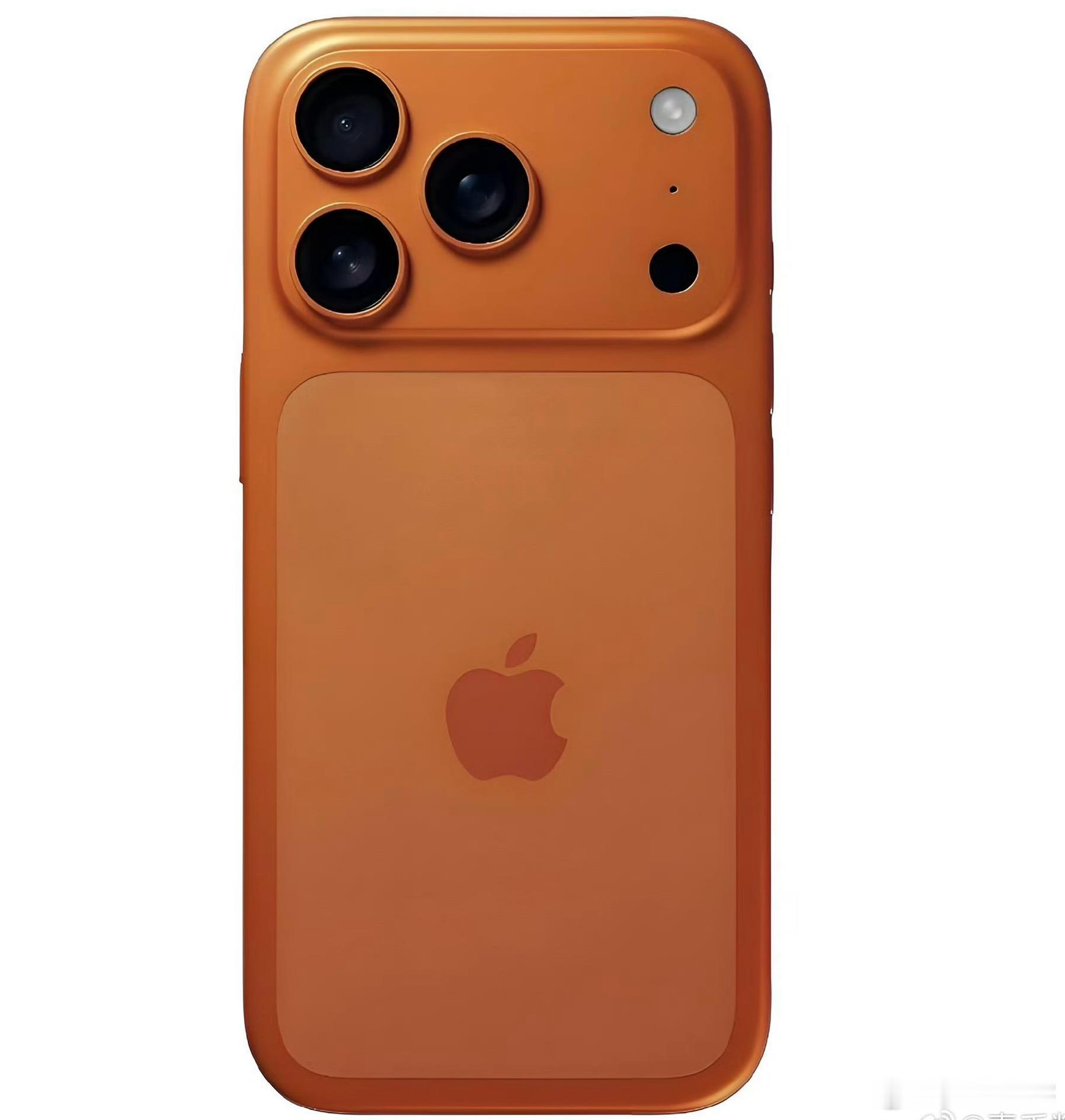 iPhone17Pro橙色新配色，其实挺有特点。果子就是这样，图片一堆人说丑，看
