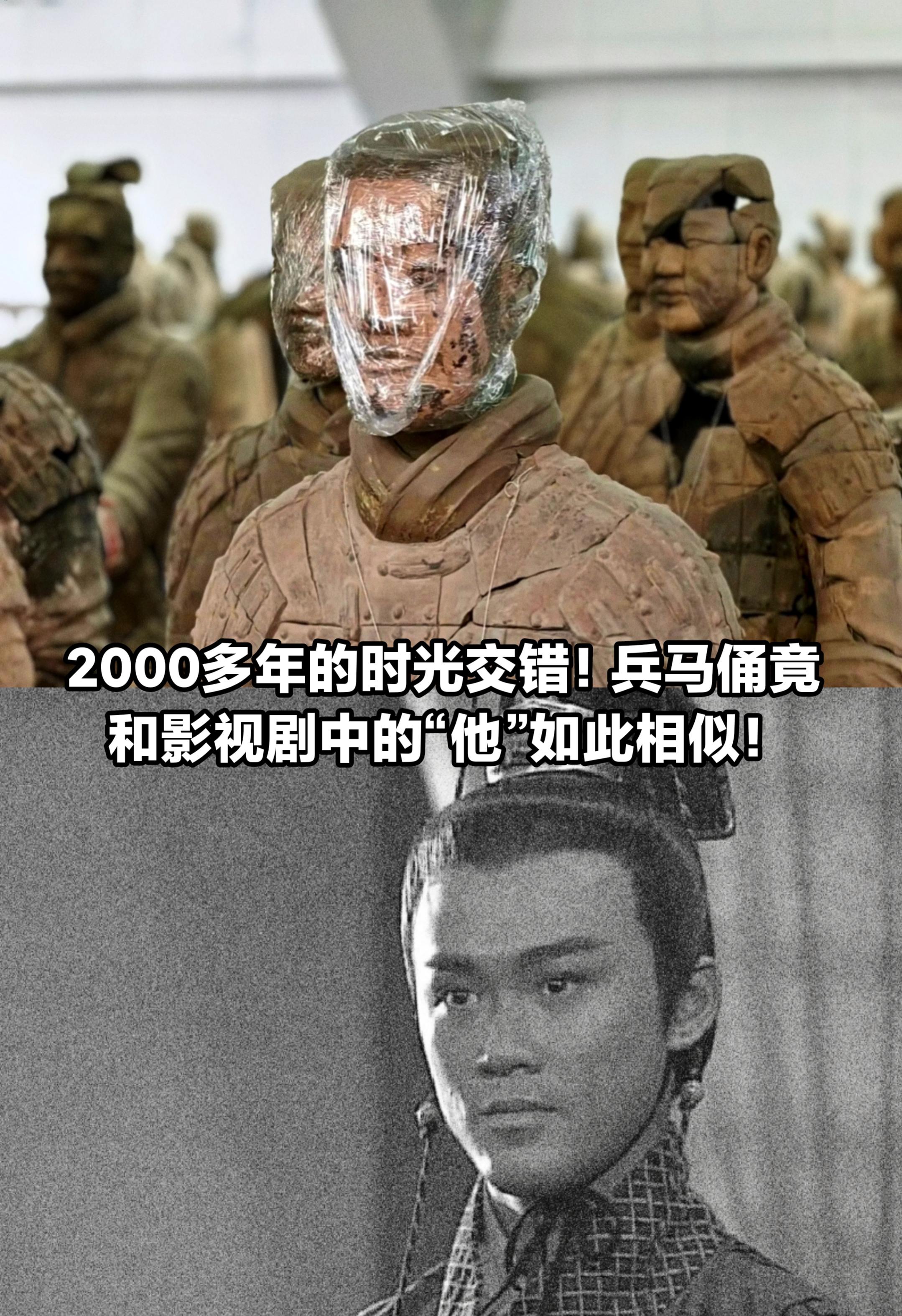 2000多年的时光交错！兵马俑的它与他。