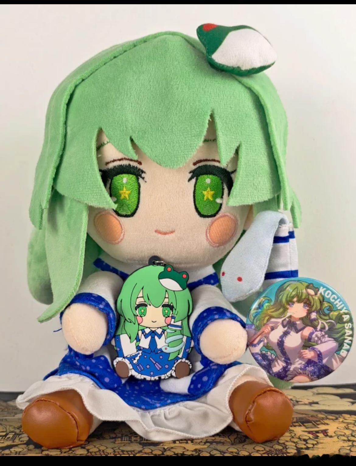 圣诞节悄悄给闺女订个kk的东风谷早苗娃娃…… 