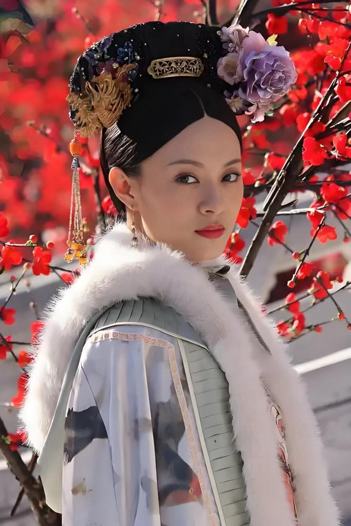 孙俪美回甄嬛时期孙俪即使简单短袖，也传出了满满的高级感，这状态真的太好了，自带温
