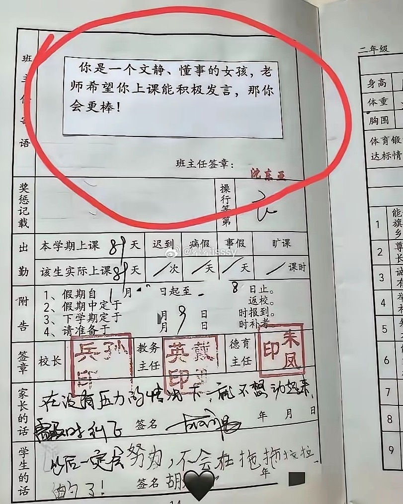 现在写寄语都这样了吗 