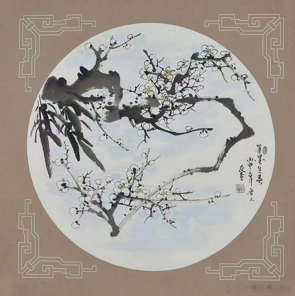 【每日一秒杀】著名画家闫友会（山东省美术家协会会员，北京金正德书画院画家，红旗飘