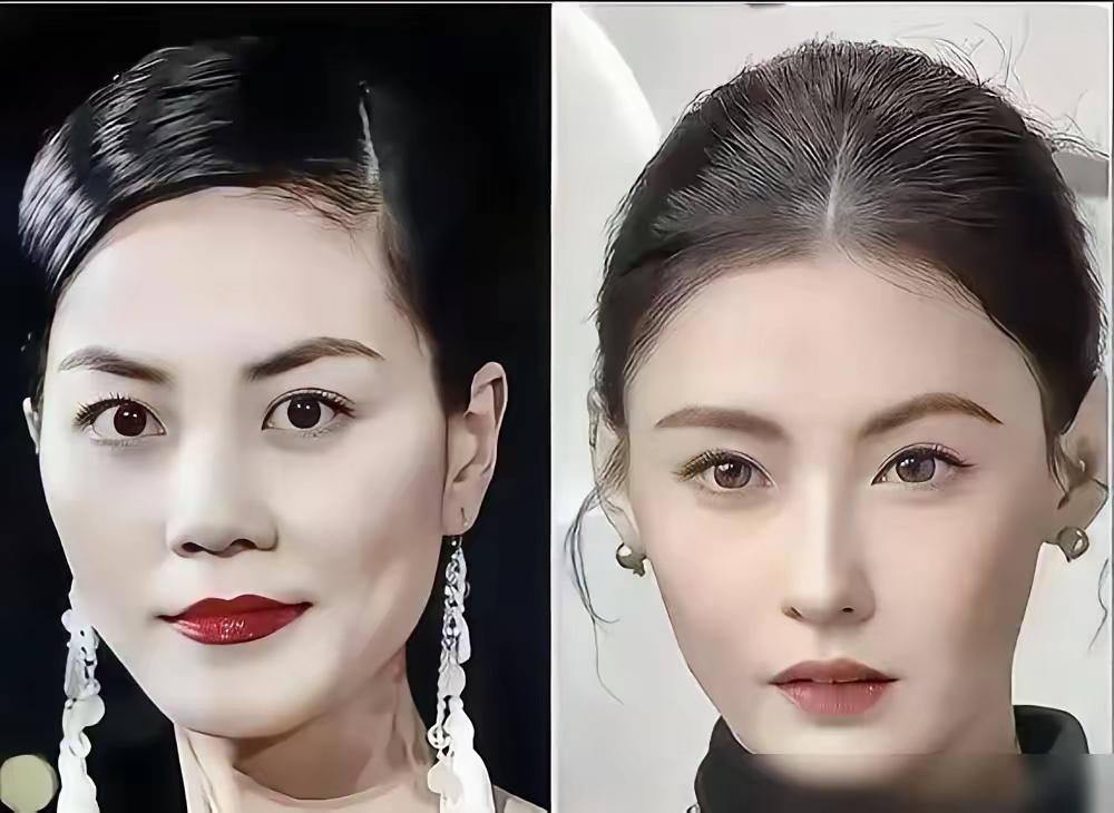 张柏芝年轻时那胶原蛋白满满的脸，真的是惊艳了时光，每个角度都无可挑剔，美得让人挪
