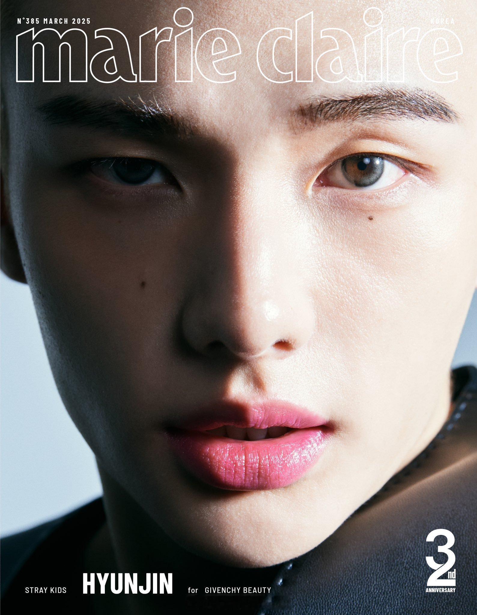 黄铉辰MarieClaire封面  黄铉辰嘉人3月刊 嘴唇👄好sexy[送花花