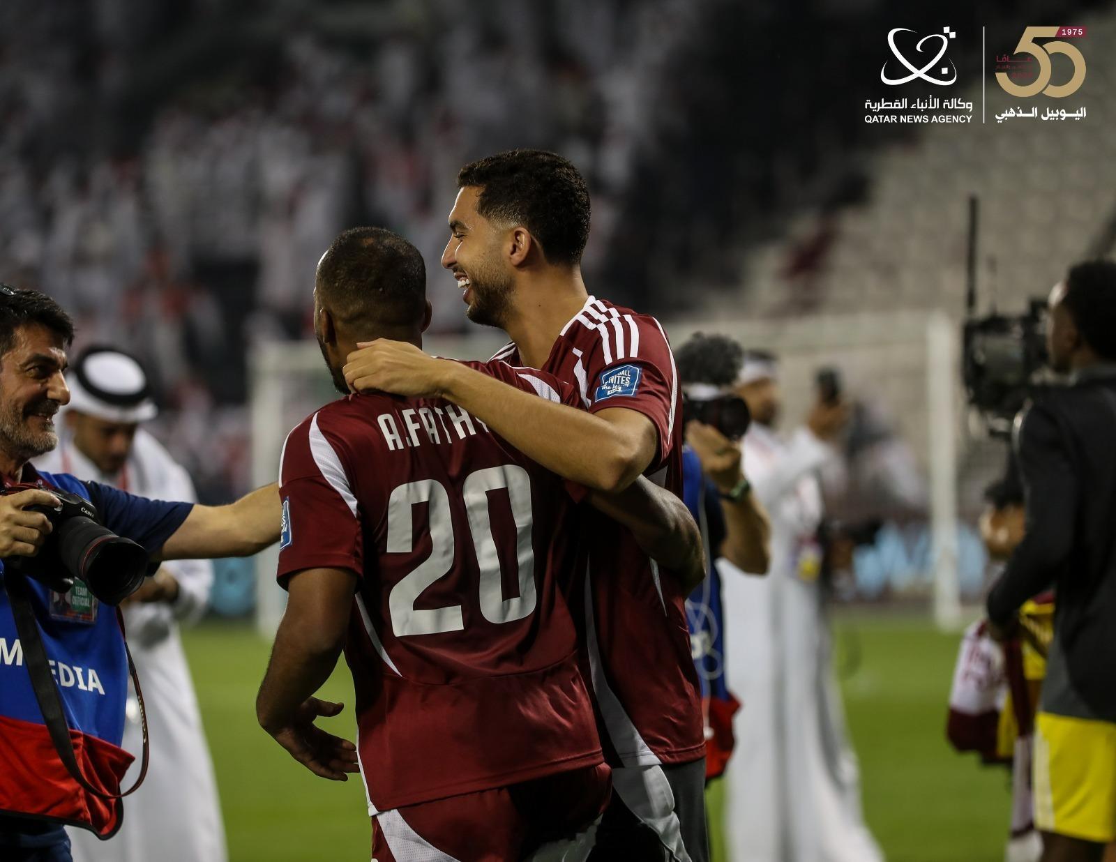 卡塔尔首次预选赛晋级世界杯 两届亚洲杯冠军卡塔尔不负众望，在 2022 年成功主