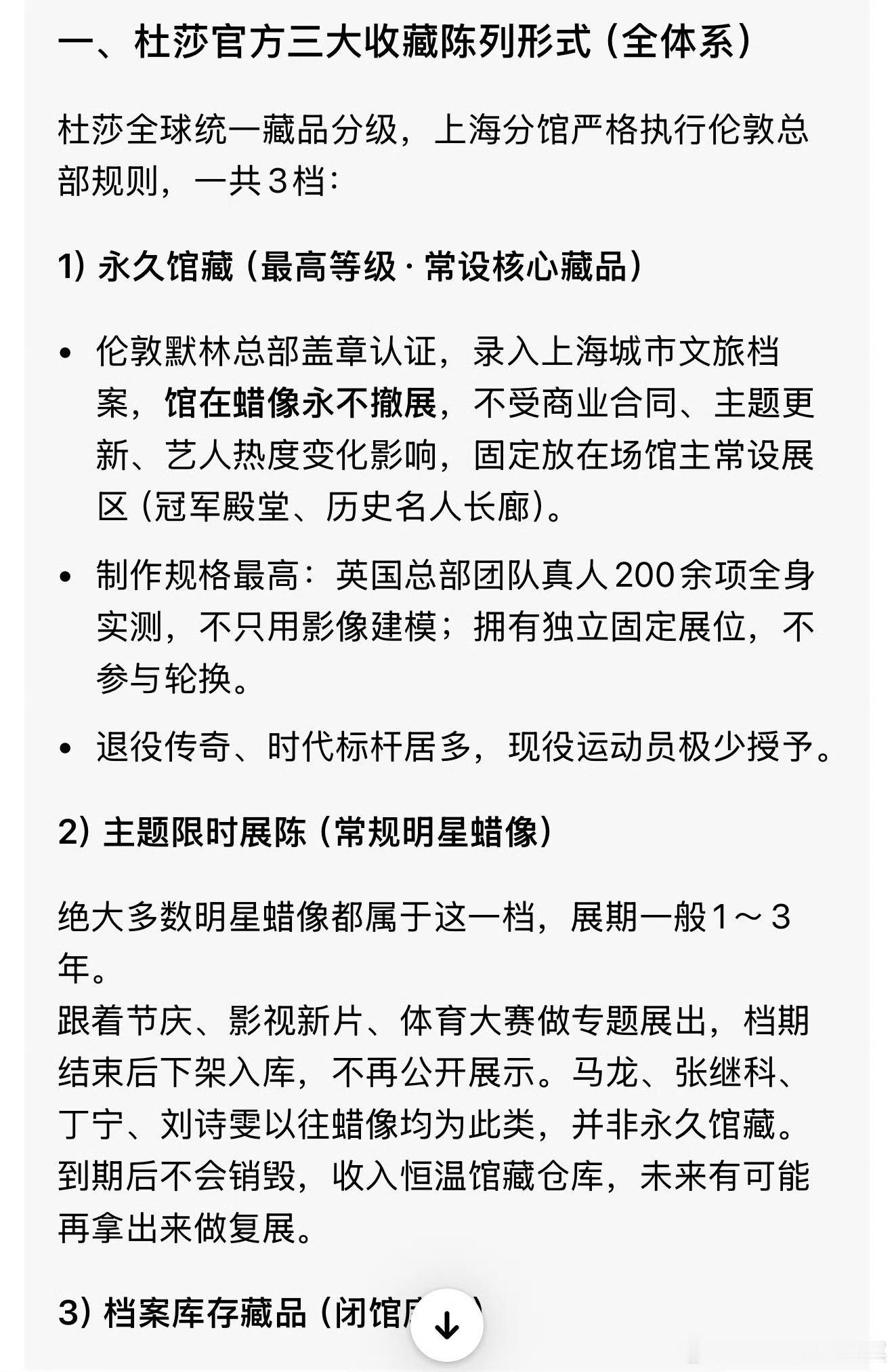孙颖莎蜡像入驻上海杜莎是永久收藏啊，太棒了 