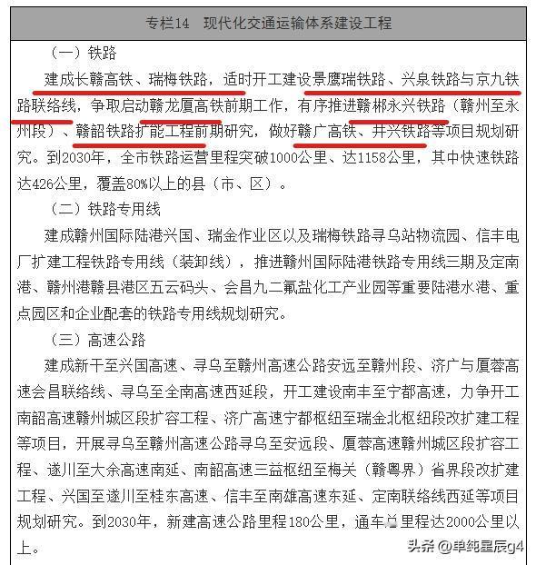 赣州十五五铁路规划已出炉，10条铁路列入

2026年8月，赣州十五五规划出炉，