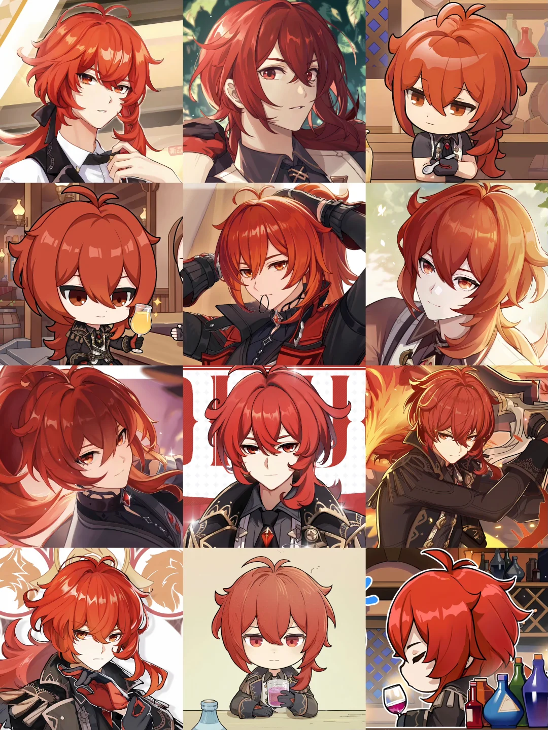 冷脸小猫！旅行者请用迪卢克头像～