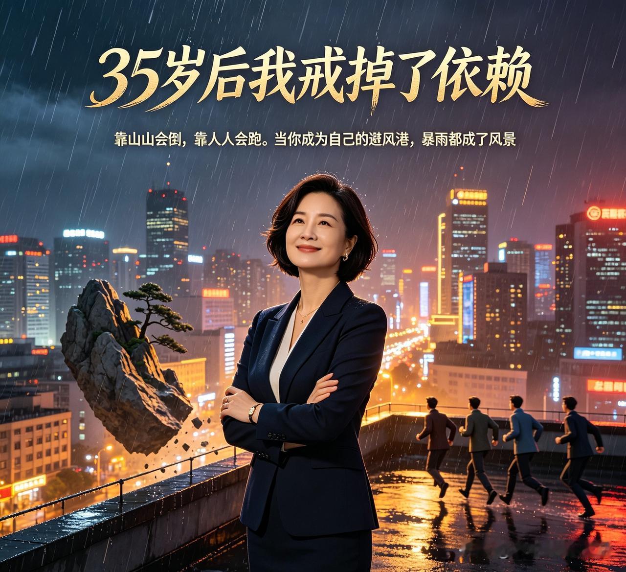 35岁之后，我把依赖这毛病给戒了。
俗话说，靠山山倒，靠人人跑。等你成了自己的避