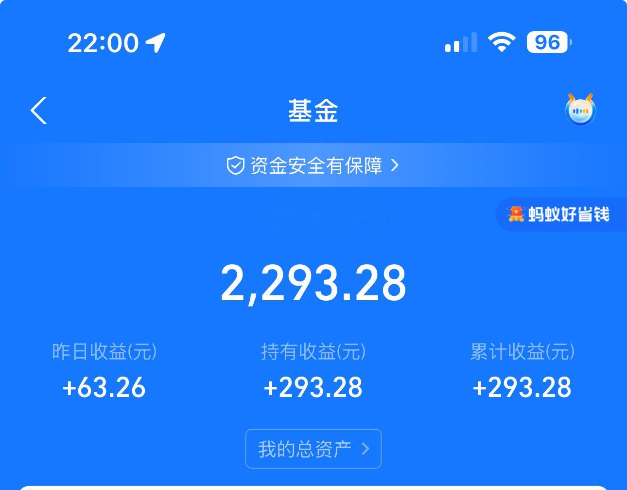 不懂就问，我这个基金收益是什么水平？算多的吗？ 