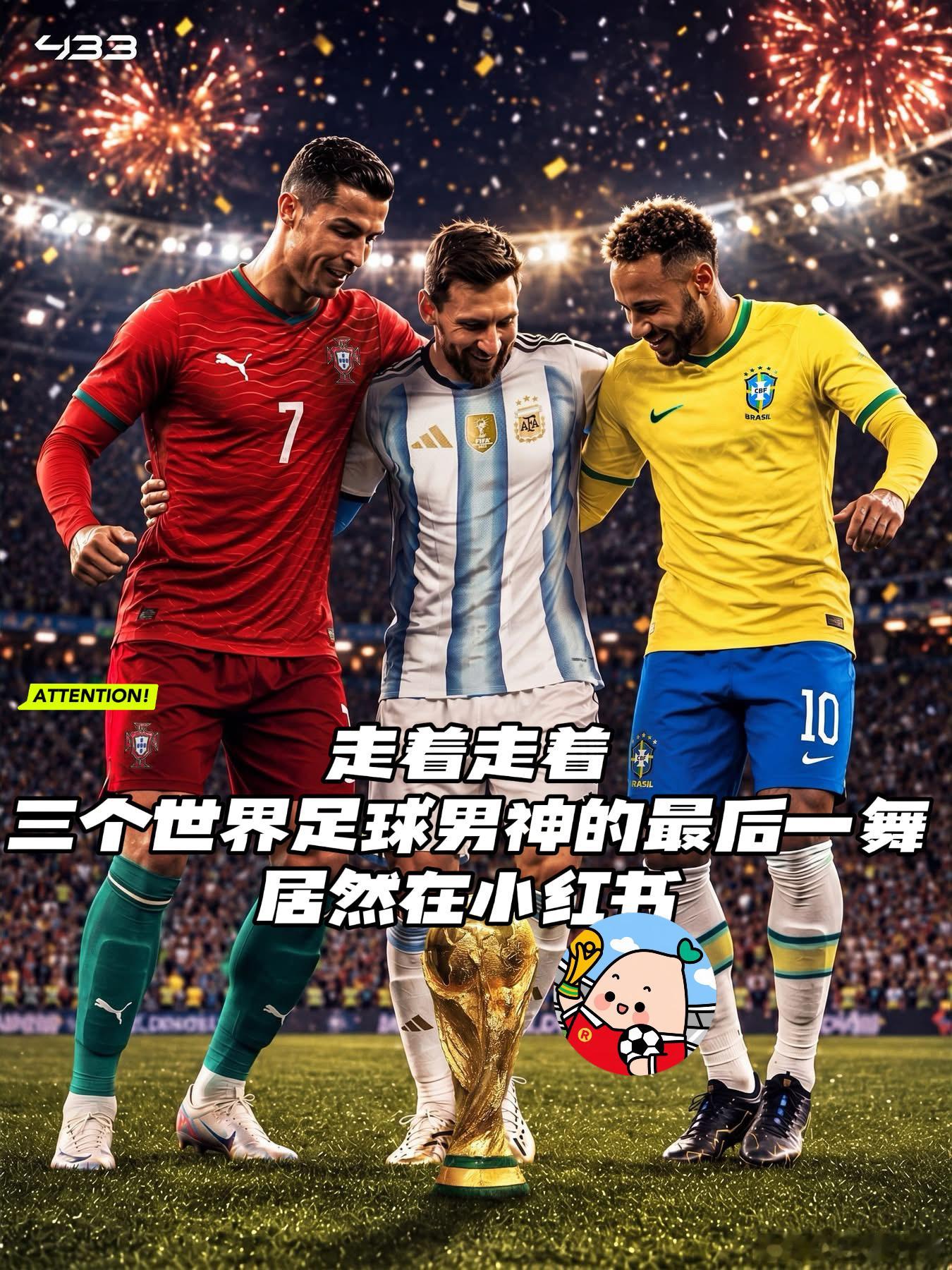 小红书官宣获得世界杯版权谁能想到，走着走着，我们真的迎来了诸神黄昏的这一刻。梅西