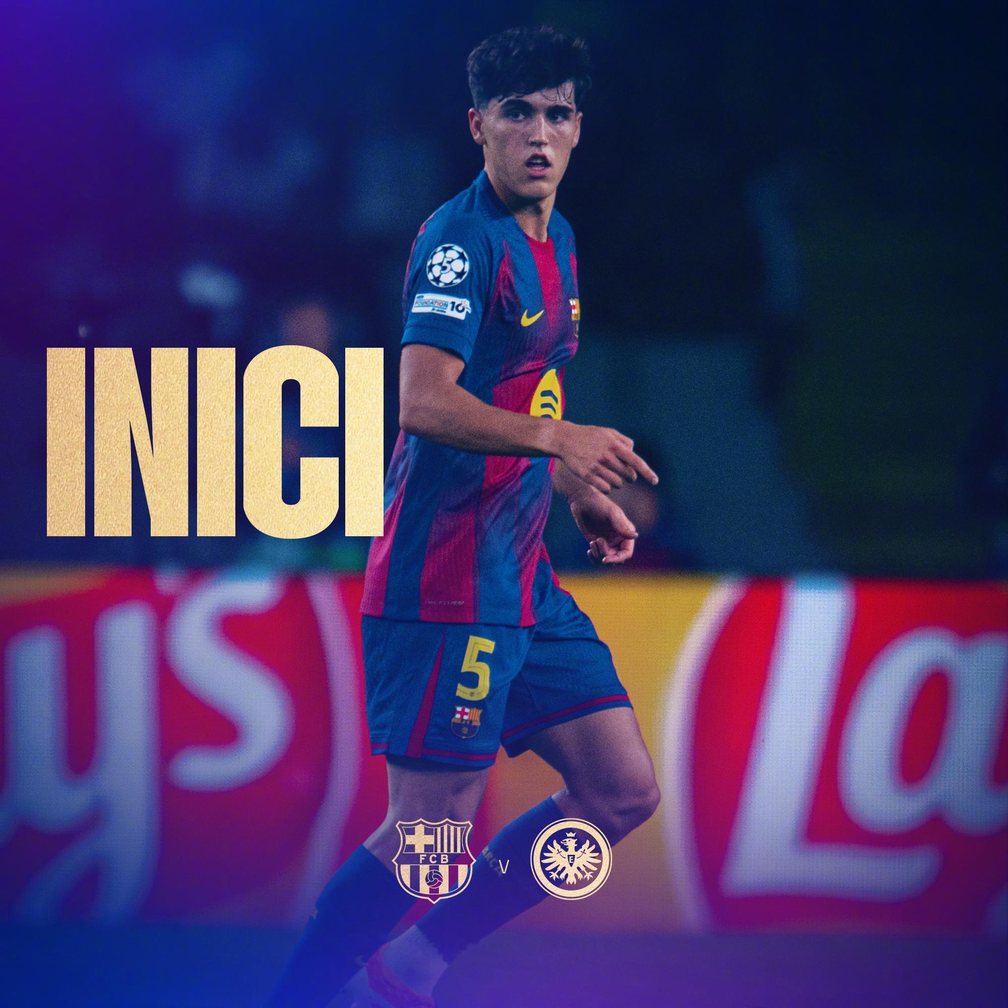 巴萨vs法兰克福全场比赛开始，巴萨冲冲冲！ 巴萨 🔴🔵 ForçaBarça