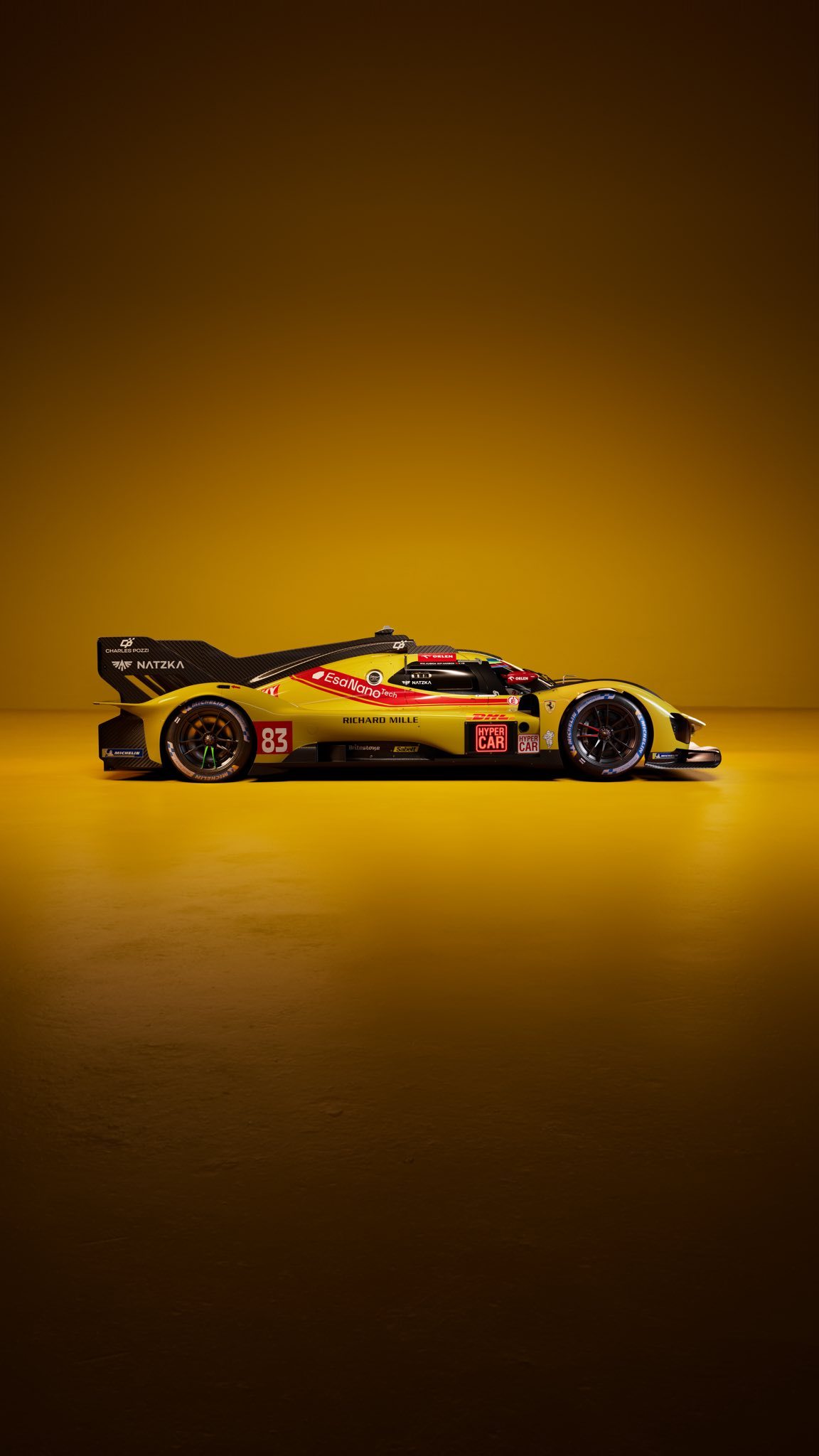 叶一飞2026WEC 赛车涂装今年的83和厂队赛车涂装区别比较明显 