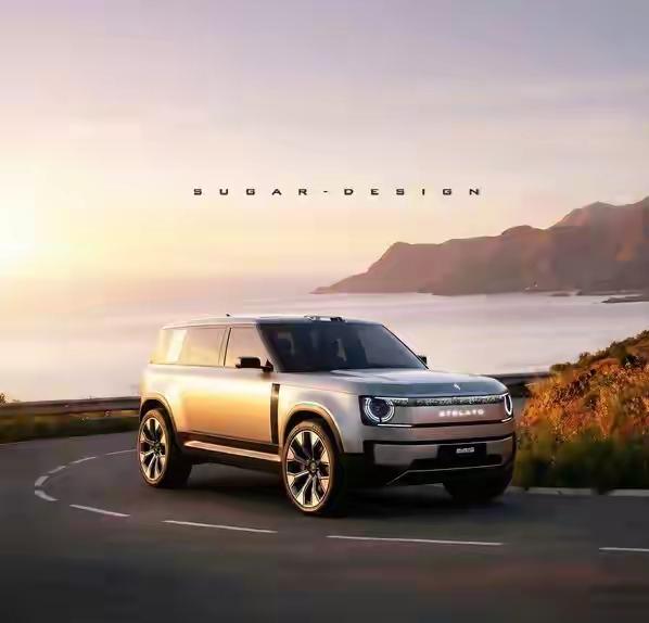 最近，网传的享界硬派SUV渲染图炸裂曝光！
渲染图直指时下最火的"方盒子"设计，