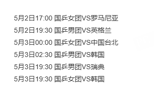国乒男女团28个小时6场比赛2026伦敦世乒赛团体赛赛程已出，5月2日17:00