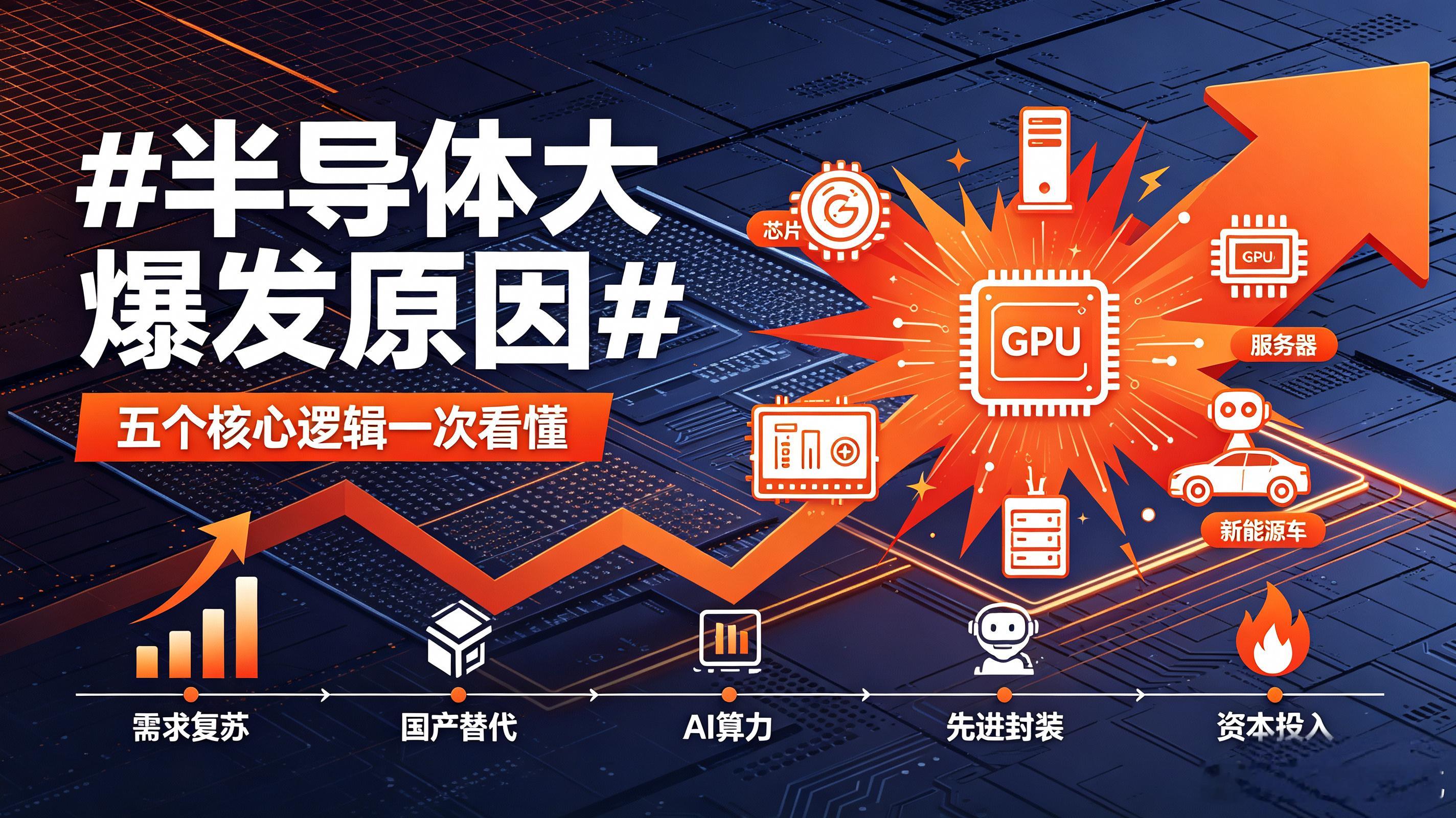 半导体大爆发原因 半导体板块集体暴动，不少人又开始喊“芯片牛市来了”，但越是这种