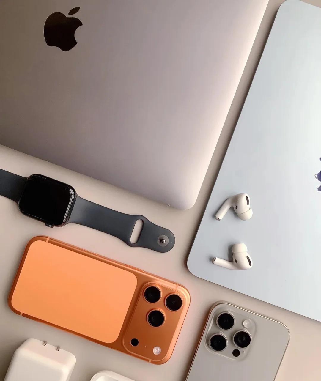 苹果全家桶的极简美学
手机复制的文案，Mac 直接粘贴；iPad 画的图，手表秒