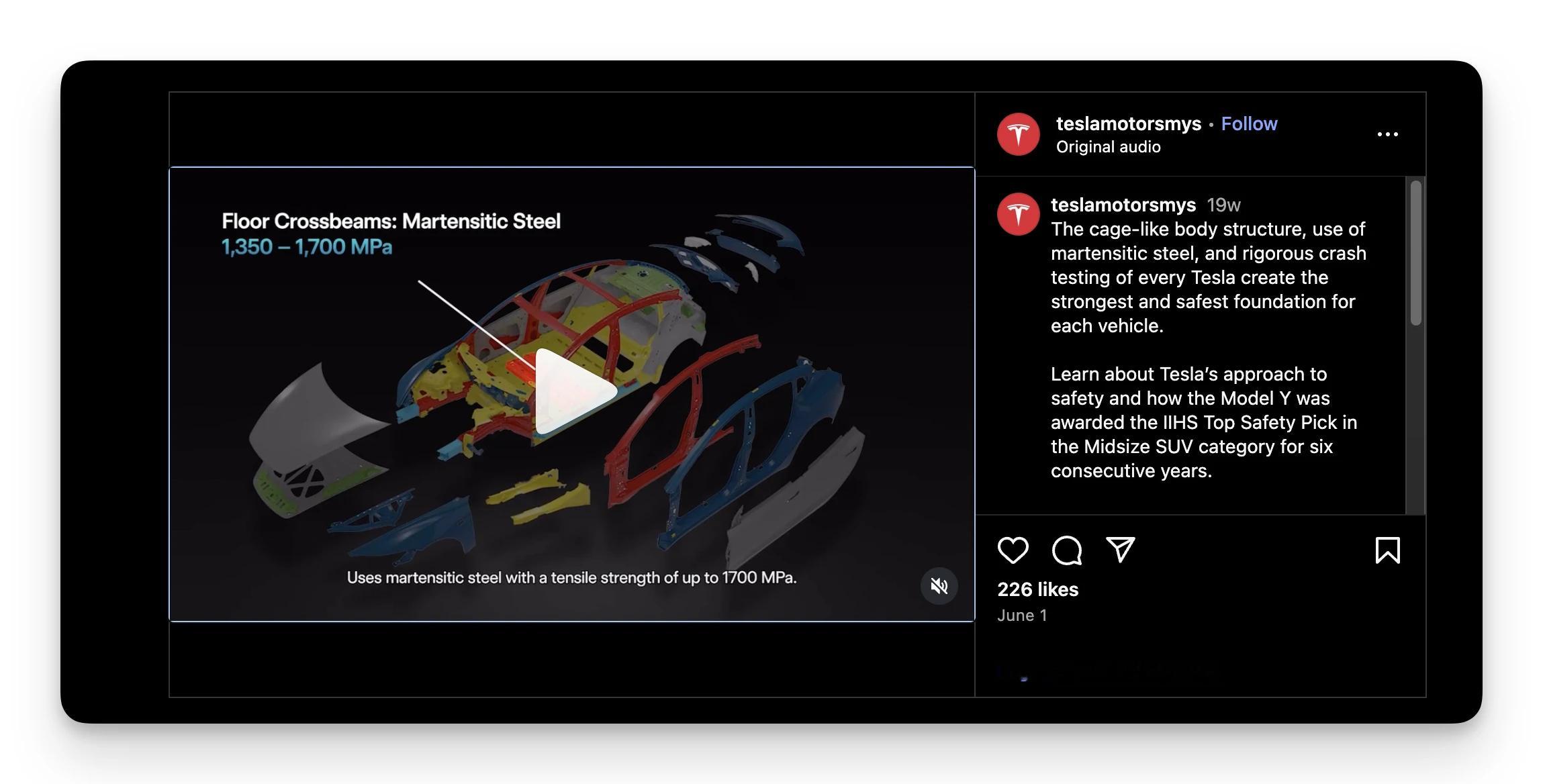 特斯拉M3海外宣传物料这个超强刚是拉伸强度1700，国内是屈服强度1350-17