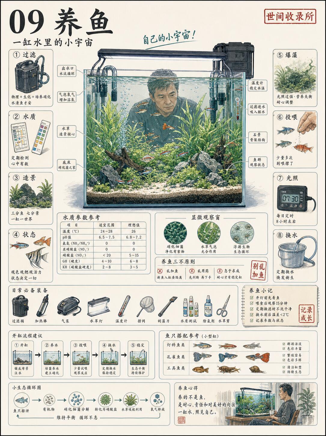 中年男人的12大快乐清单，一半烟火一半自愈✨
 
人到中年，褪去浮躁，不再热衷无