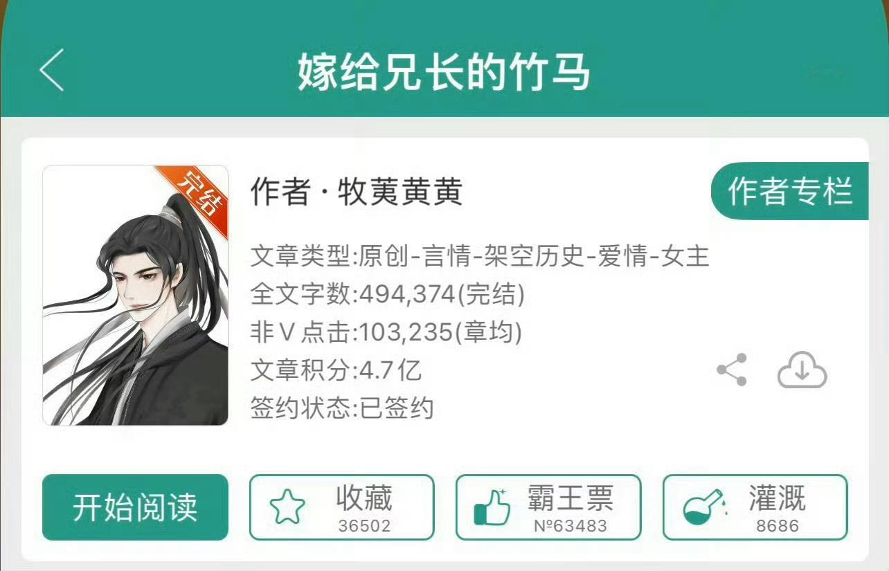 小说推荐：《嫁给兄长的竹马》 作者:牧夷黄黄简评：娇俏可爱小丫头vs温柔腹黑大哥