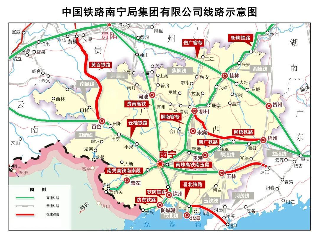 这条铁路是动车还是火车？到梧州要转车？
柳铁铁路既开动车，也开普速火车，客货共运
