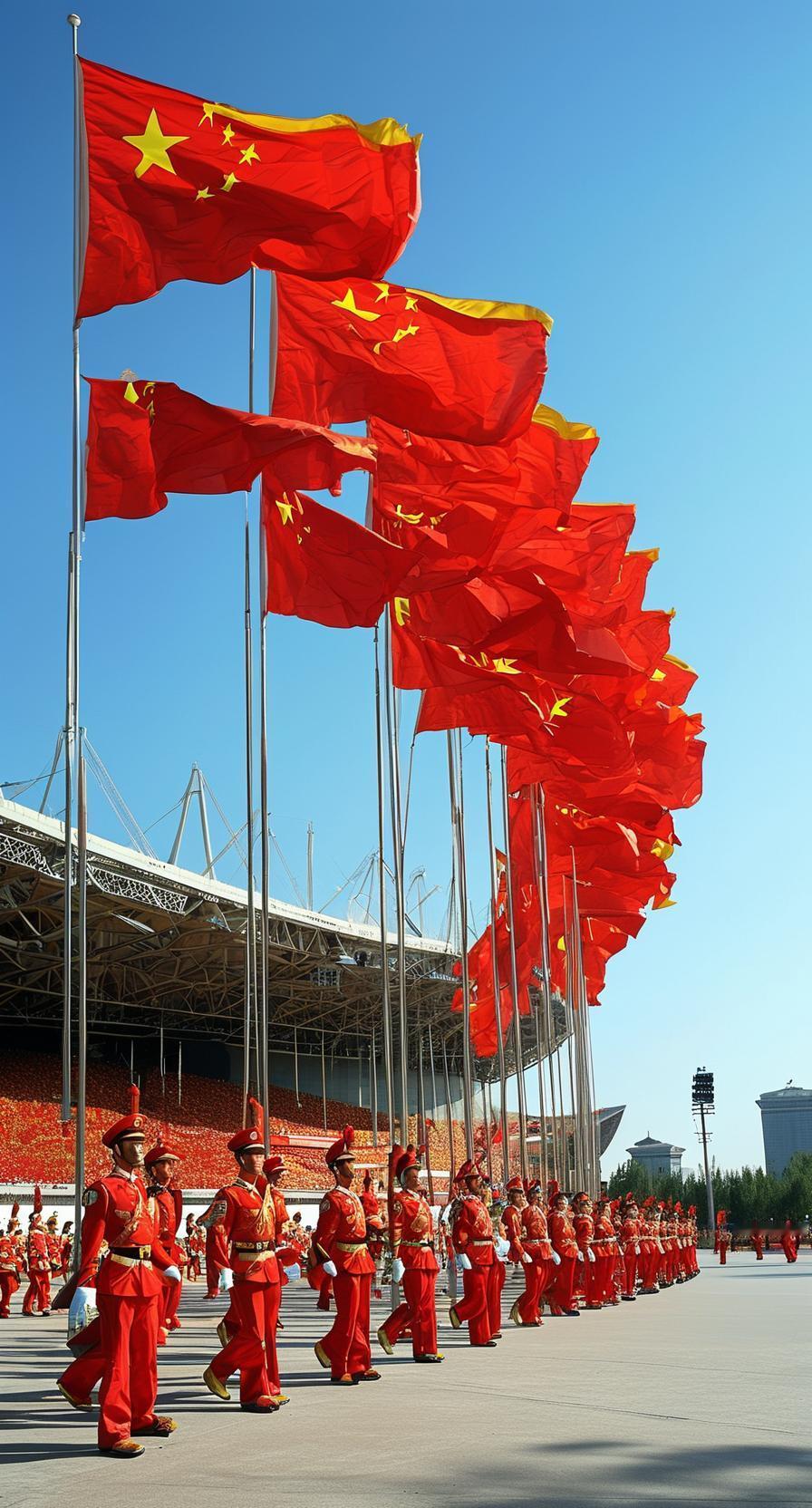 2008年北京奥运会开幕式。它震撼世界，将五千年文明与宏大现代科技完美融合，展现