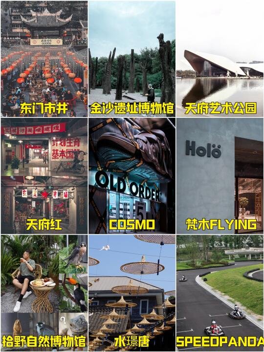 来成都，强烈建议留半天给这些地方。。