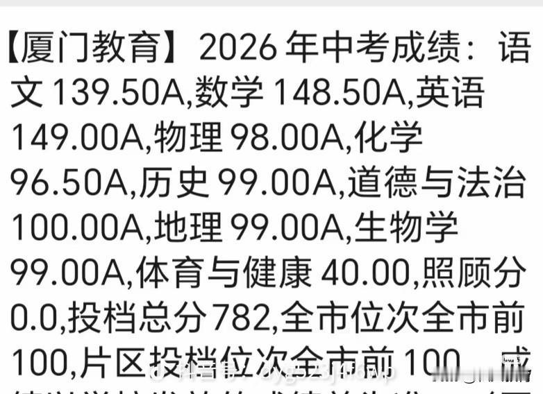 2026厦门中考普高切线预估

岛外进岛线761分
外国语钱班线757分
一双正