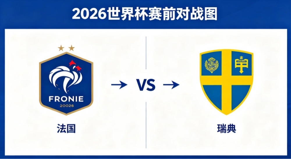 法国 vs 瑞典弹性控制与简化哲学法国的战术思维是 “攻防一体的动态平衡”，他们