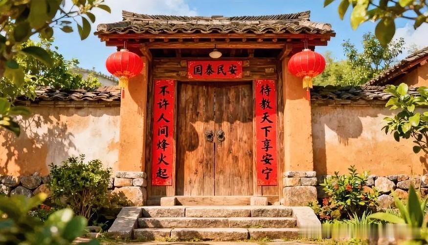 下联必须是:愿教天下享安宁，外给个横批：国泰民安！另外再做一副祥和的图片让对联更