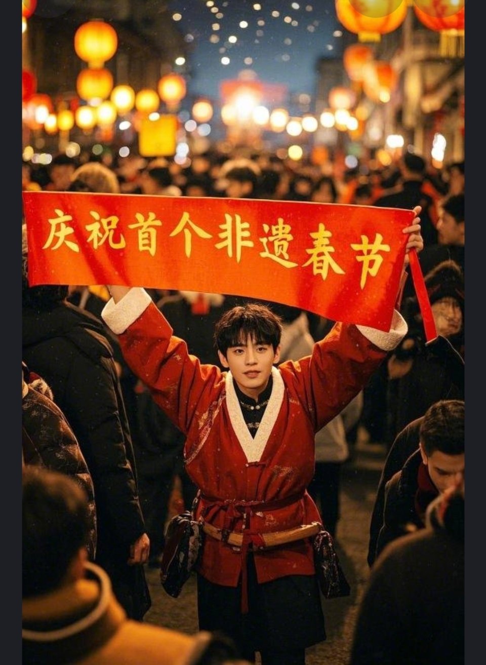 过年好！申遗成功后的首个春节来啦，共同庆祝我们的中国年，祈愿新的一年，山河锦绣，