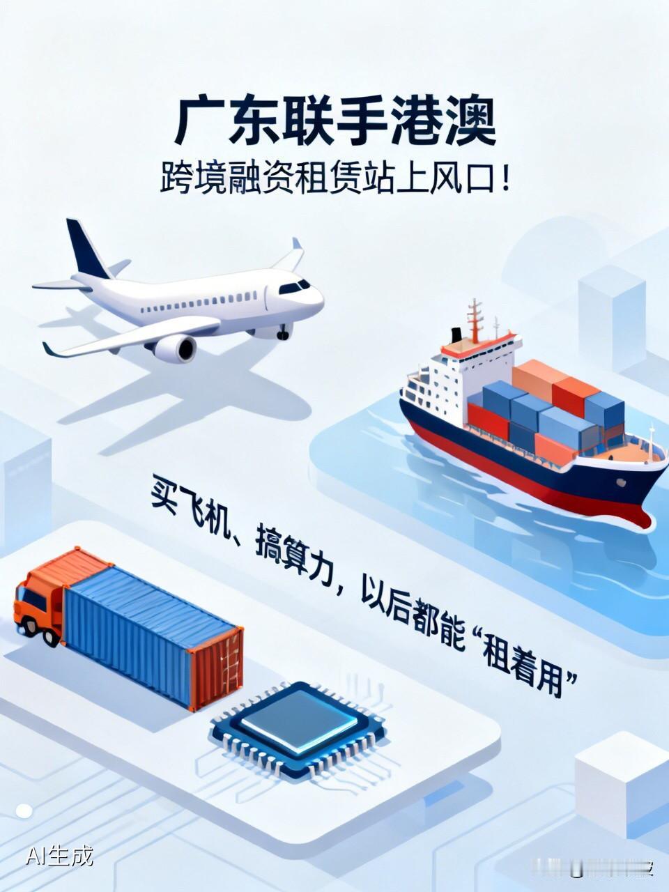 广东联手港澳，跨境融资租赁站上风口！买飞机、搞算力，以后都能“租着用”

 企业