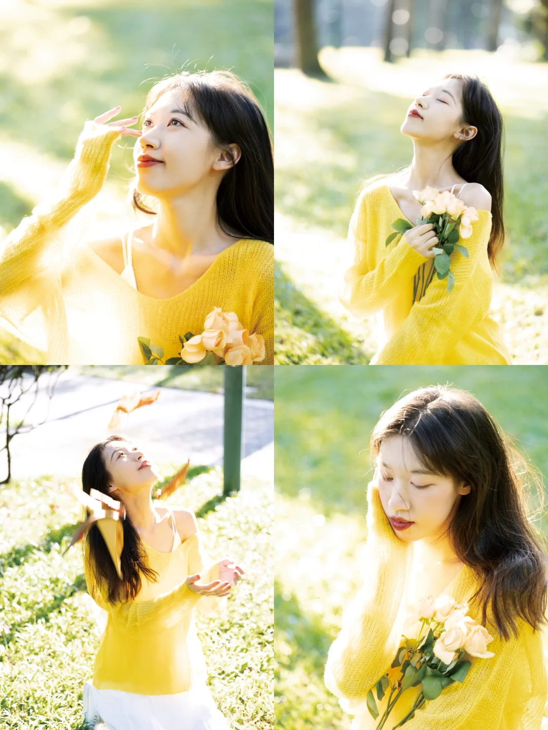 秋天一定要拍的写真：🍂落叶与毛衣