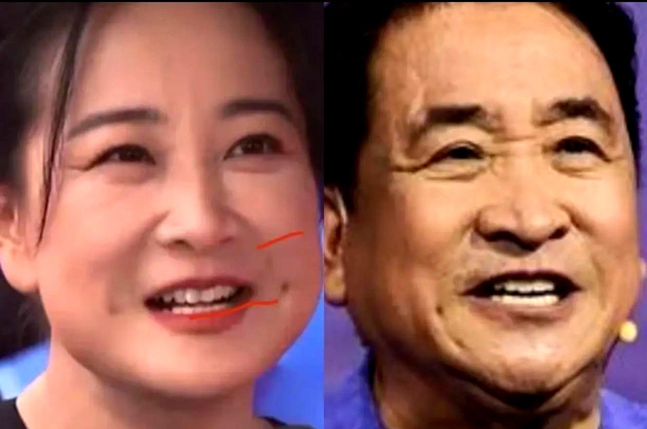 刷到个帖子，直接给我看乐了。
有人把贾玲和姜昆的照片摆一块，那眉眼，简直是跨越性