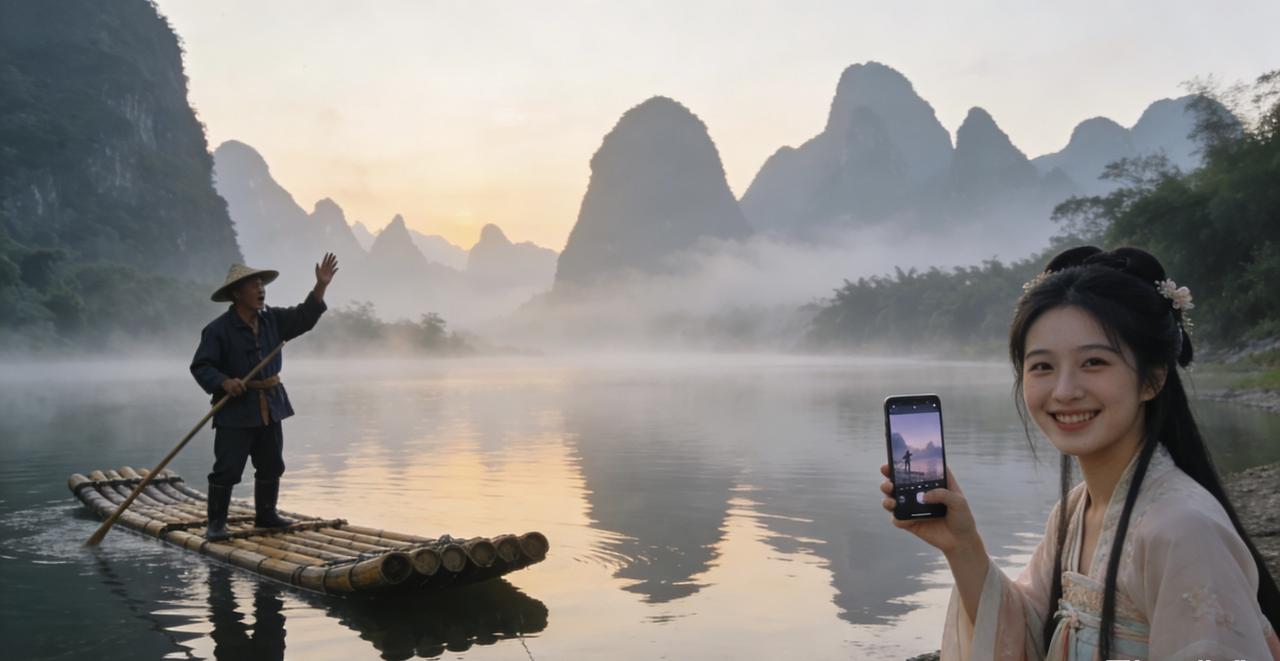 在桂林，摄影像呼吸一样简单

按快门的瞬间，我突然明白——在桂林，出片真的像呼吸